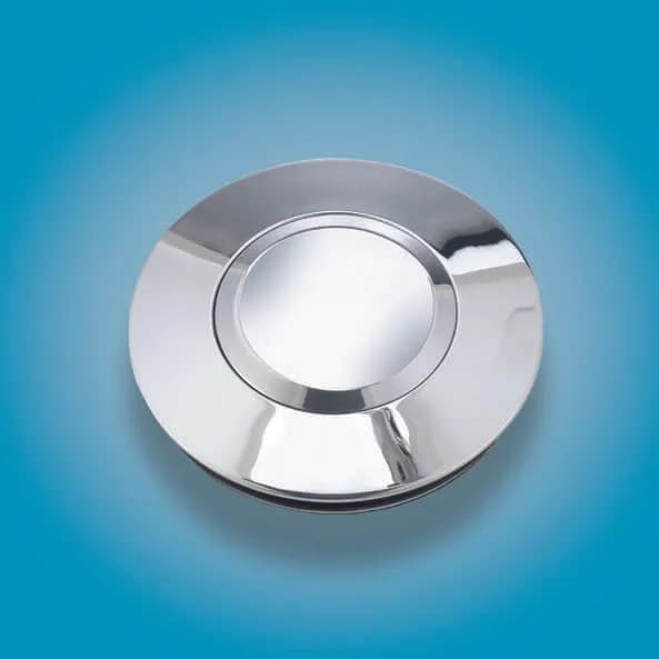 Banjo Style Billet Horn Button; No Logo;