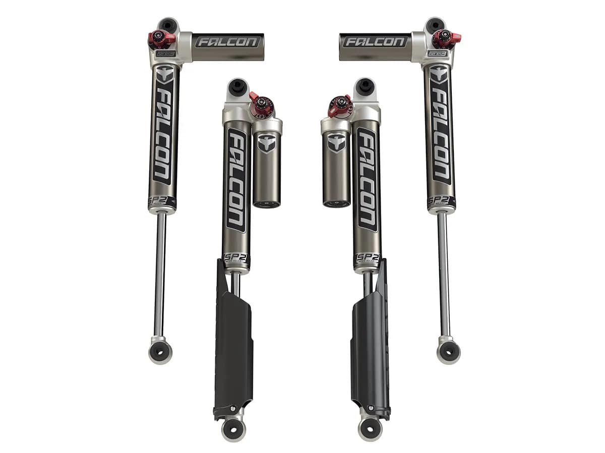 JL 2dr: Falcon SP2 3.3 Fast Adjust Piggyback Shock Kit (2-4.5” Lift)