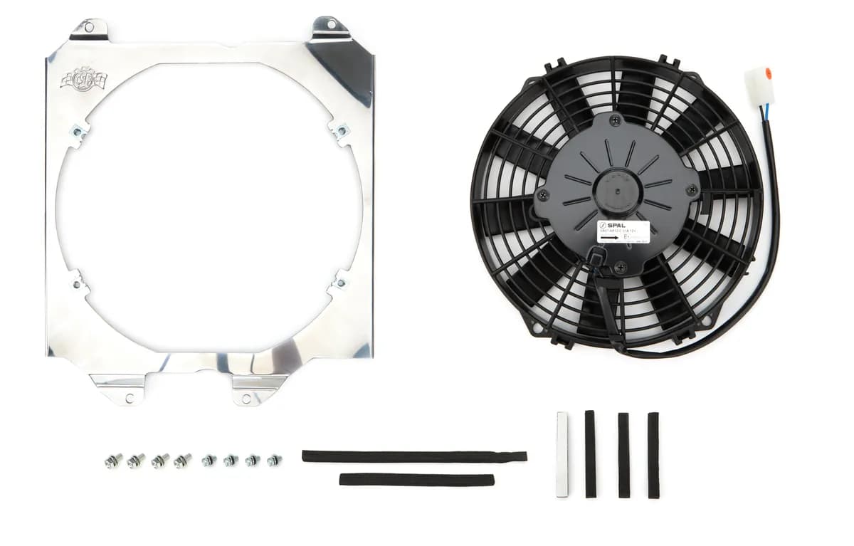 92-00 Civic All-Aluminum Fan Shroud w/ 12-inch SPAL Fan