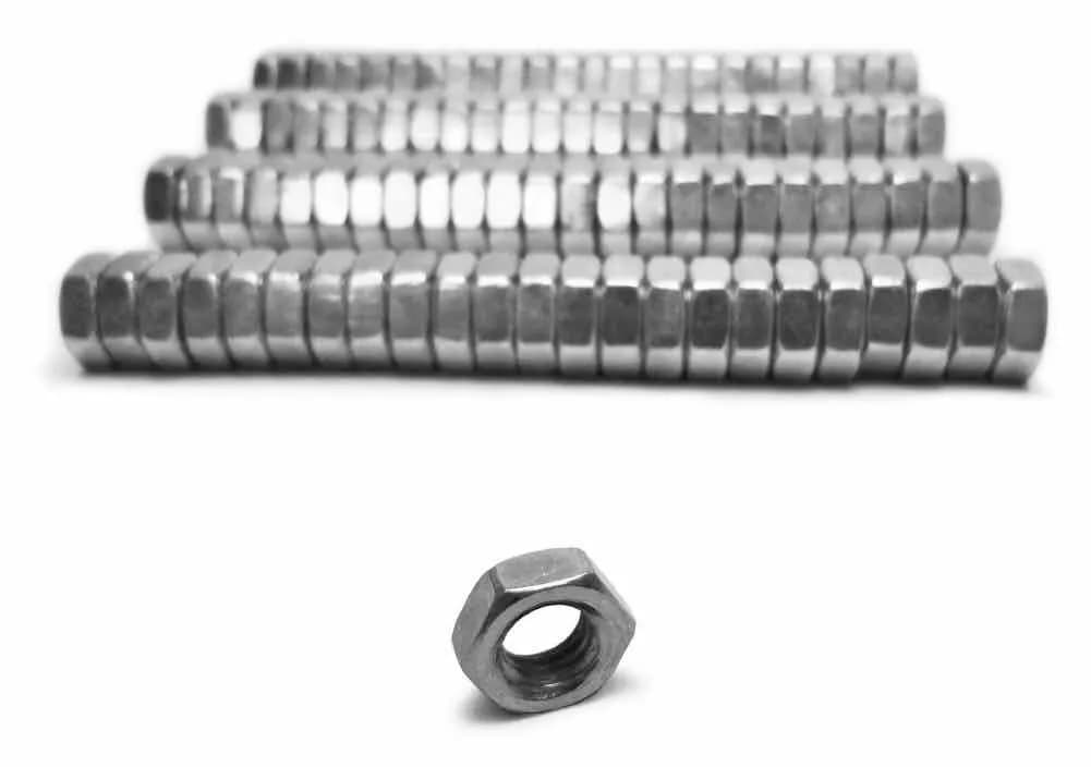 Steinjäger Nuts Bulk Jam Fasteners, Bulk 1.25-12 LH 96 Pack Grade 5 Plated Zinc Silver