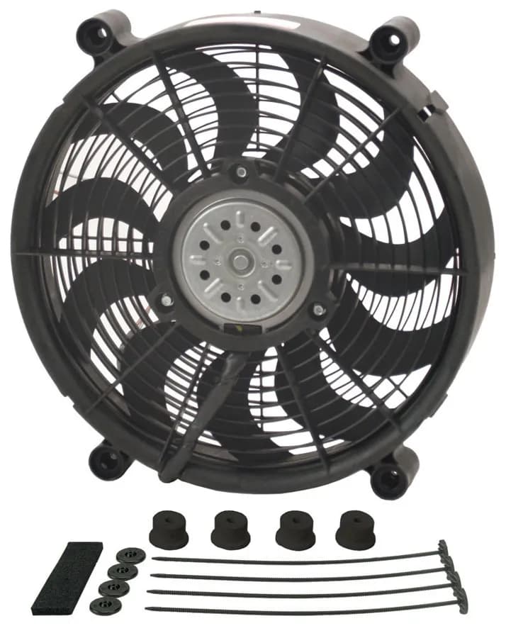 14 High Output Single RAD Pusher/Puller Fan with Standard Mount Kit