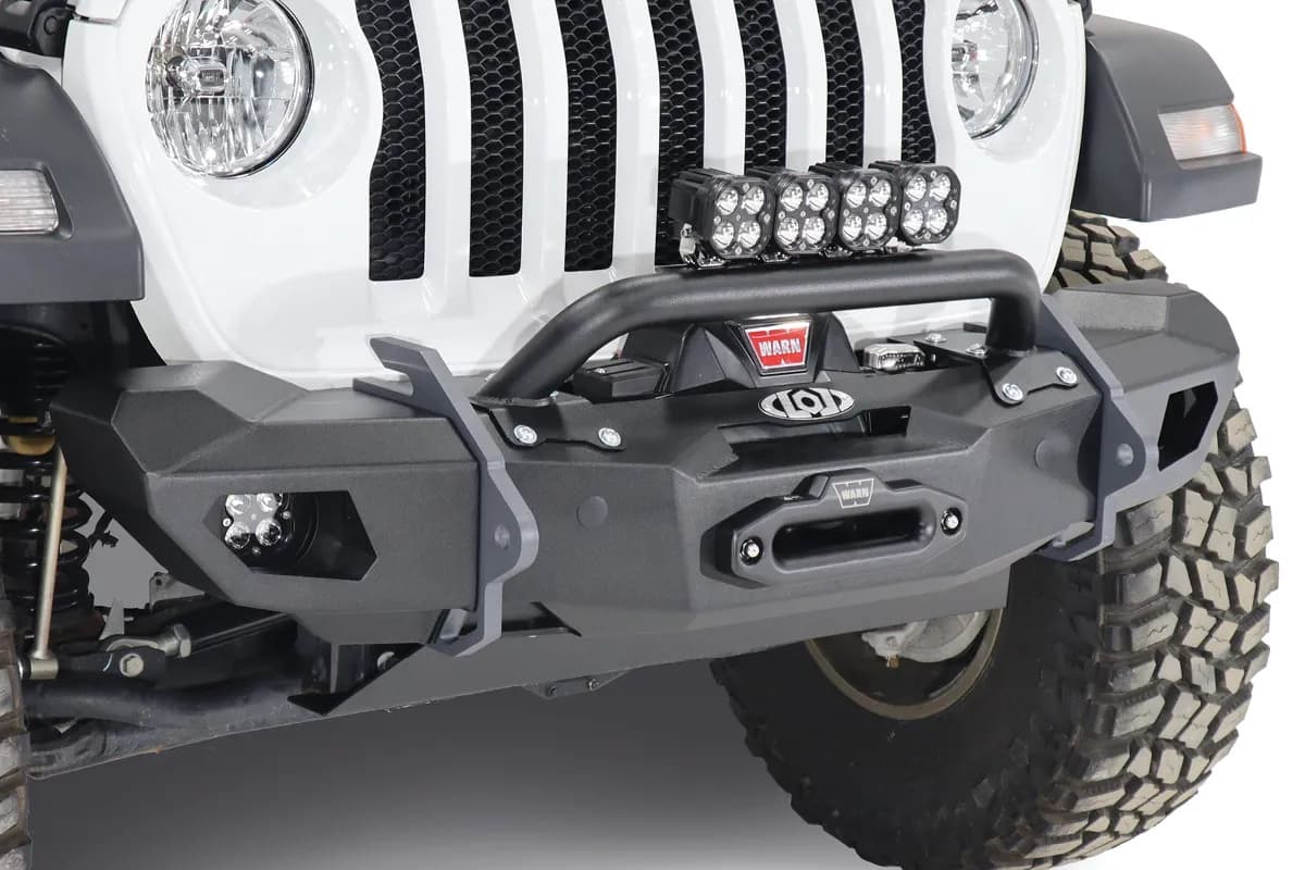 LOD Black Ops Front Bumper Bull Bar - Black - JT/JL/JK Bronco 2021+