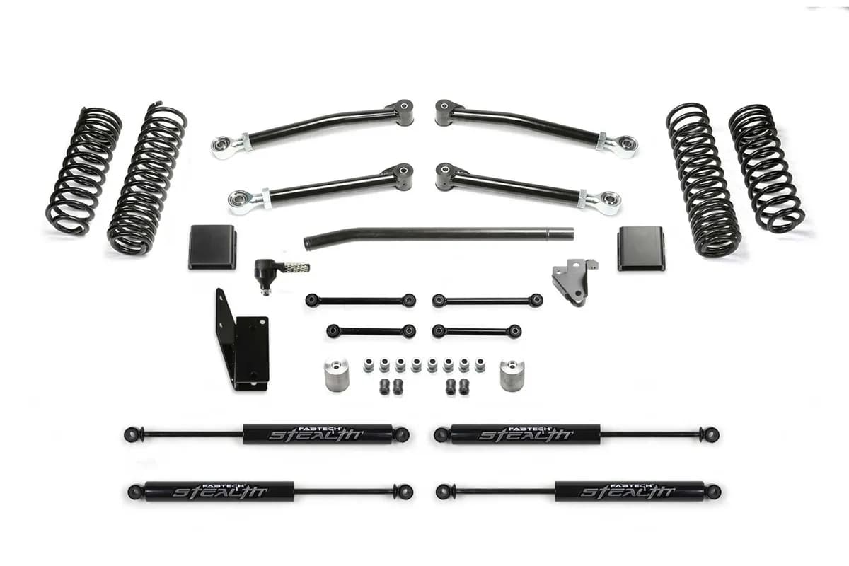 Trail Lift System; 3 in. w/Stealth Shocks; w/Drag Link/Trail Kit;