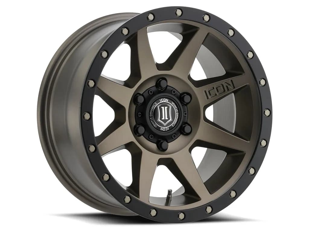 Icon Vehicle Dynamics Rebound Wheels, 17 x 8.5 6 x 5.5in, Bronze Matte - Bronco 2021+