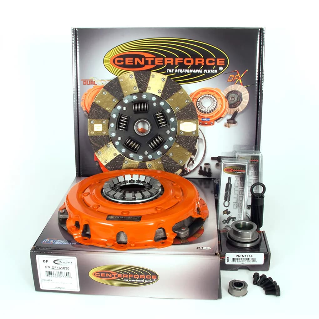 Centerforce Dual Friction ?, High Performance Clutch Kit, 588 ft/lbs Capacity, 10.4in Dia., 26-Spline, Fits Ford Fairmont and Mustang 4.6L/5.0L