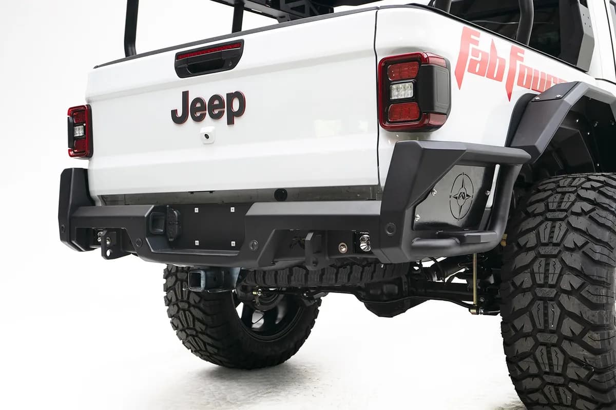 Fab4 Rear Bumper Gladiator JT Black