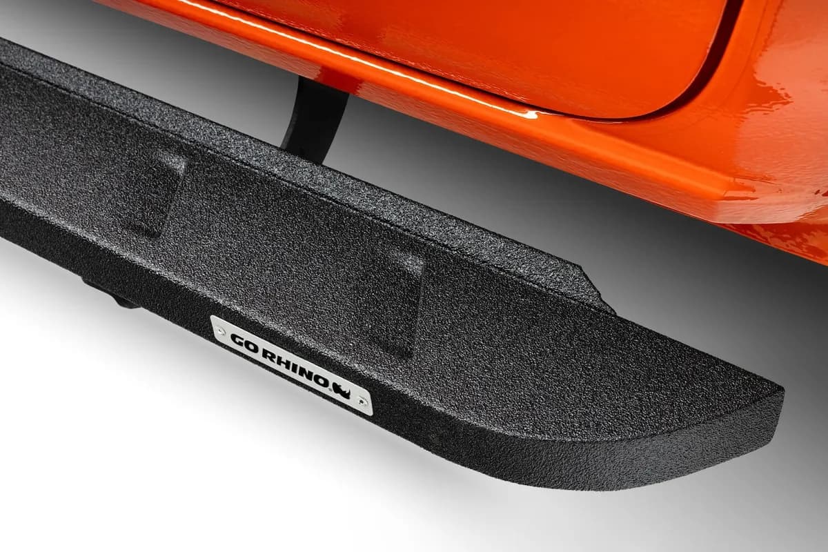 Go Rhino 630048ST - RB10 Slim Line Running Boards - BOARDS ONLY- Protective Bedliner Coating