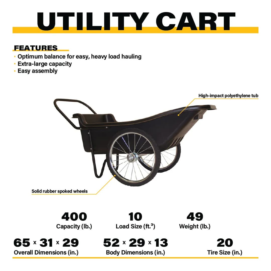 Utility Cart 400lb Capacity