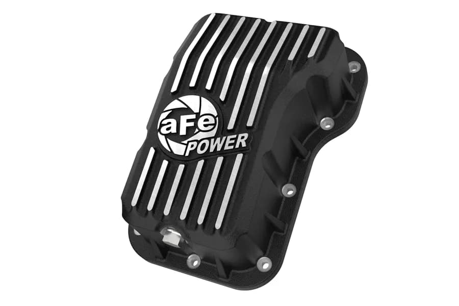 aFe POWER Pro Series Engine Oil Pan - Black w/ Machined Fins - JL 2DR 2.0L