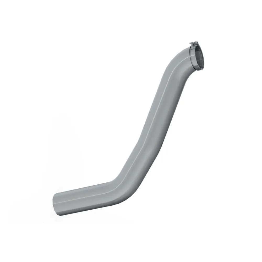 Armor Lite Turbocharger Down Pipe; 4 in. Diameter; For HX40 Turbo; Incl. 4 in Dual Wall Tip; HD Aluminized Steel; 3 Year Warranty;