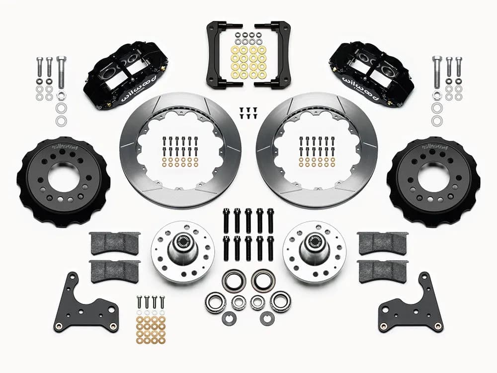 1965 - 1972 Chrysler, Dodge, Plymouth Forged Narrow Superlite 6R Big Brake Front Brake Kit (Hub) - 140-15199
