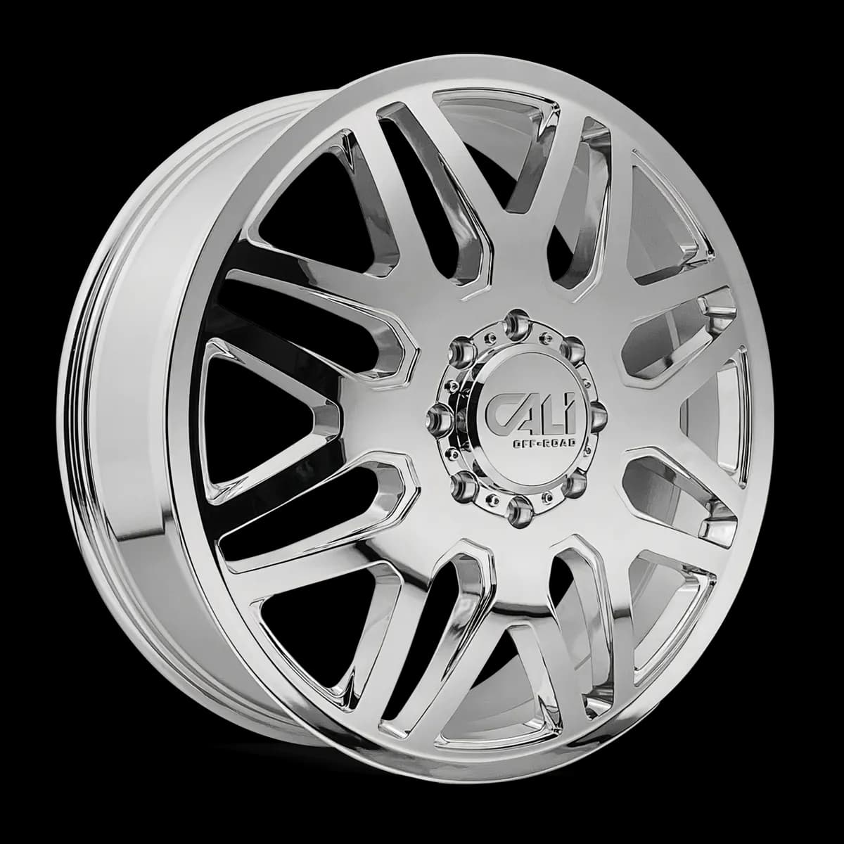 Dually Wheels Invader Dually 9115D CH 22x8.25 Chrome 8 On 210 Bolt Pattern 115 Offset Cali Offroad Wheels