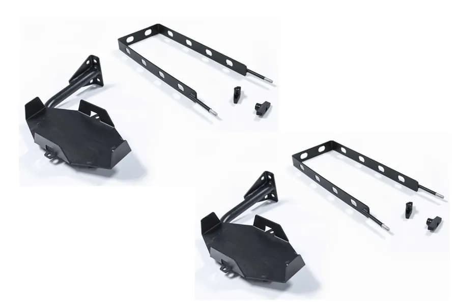 LOD Destroyer 5 Gallon Jerry Can Mounts / Pair - Powder Coated - JL/JK