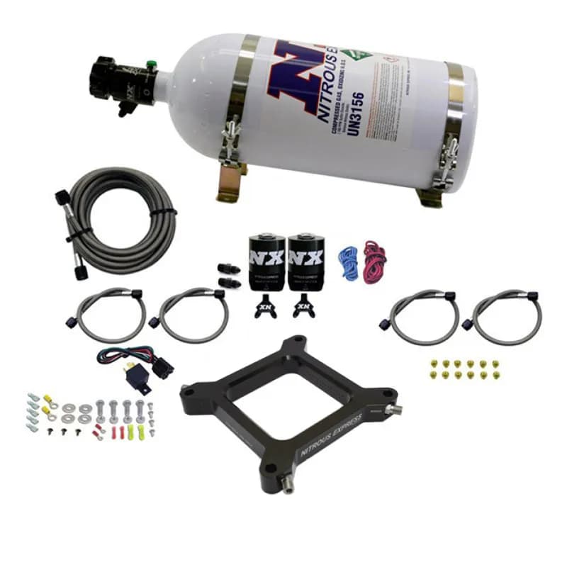 Nitrous Express - 4150 Assassin Plate, Stage 6 (50-300HP) 10LB Bottle - 67040-10