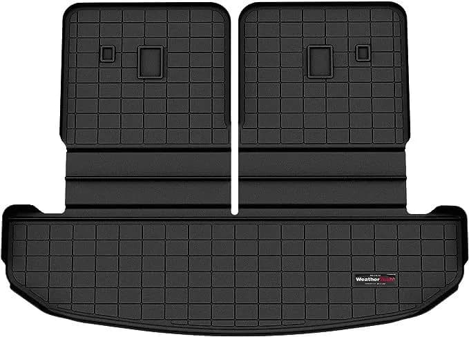 Cargo Liner; Black; Behind 3rd Row Seating; w/Seatback;