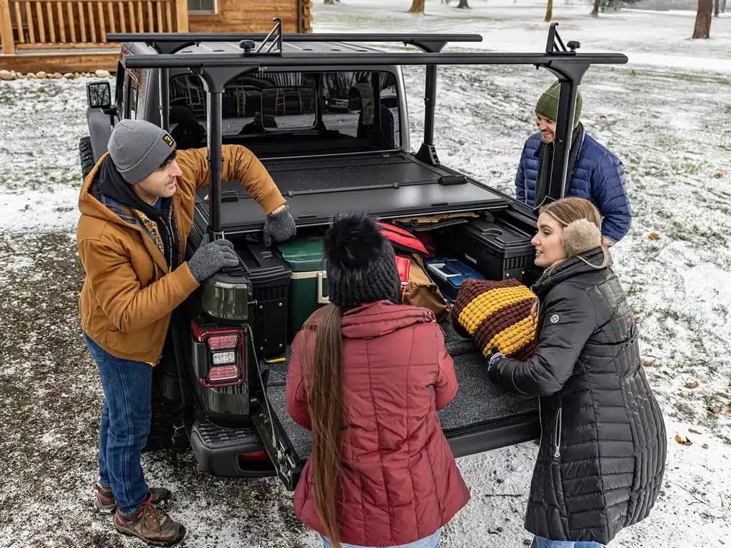 1520 F150 Bakflip Mx4 ts Hard Folding Tonneau Cover Black
