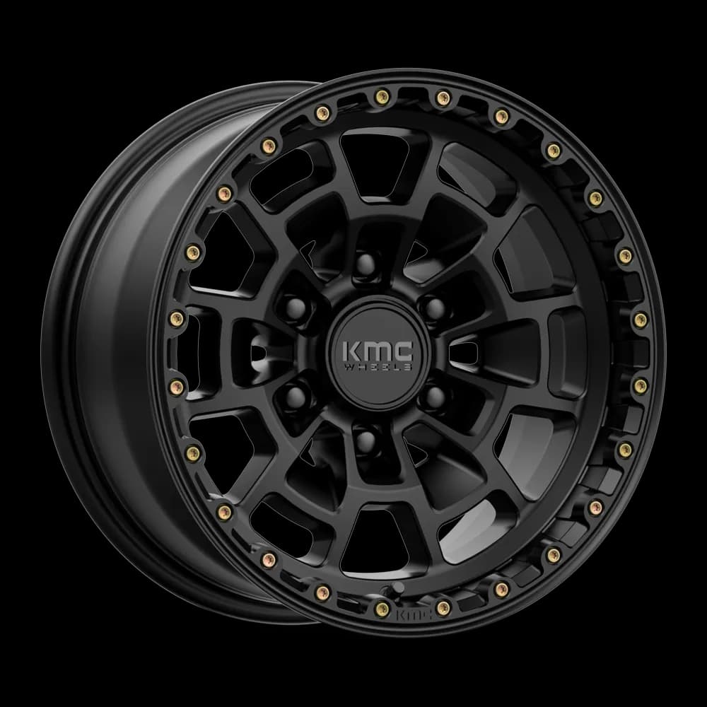 Summit 16x8 6x5.5 00mm Satin Black w/ Gray Tint