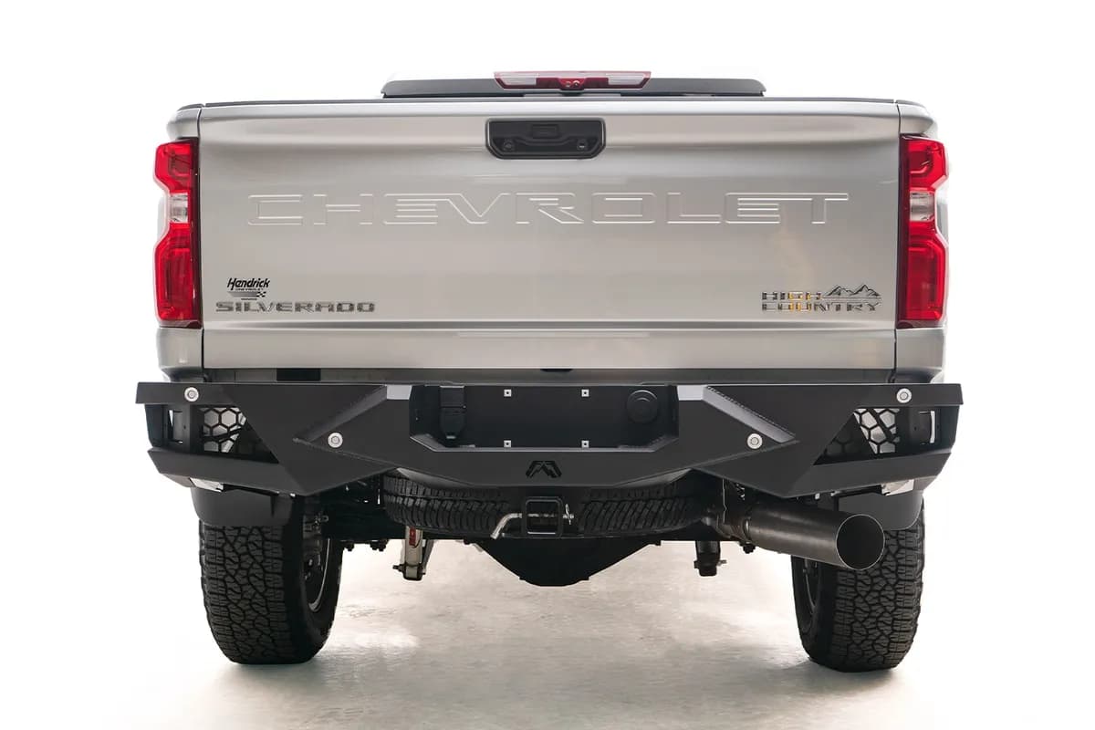 Vengeance Rear Bumper; 2 Stage Black Powder Coated;