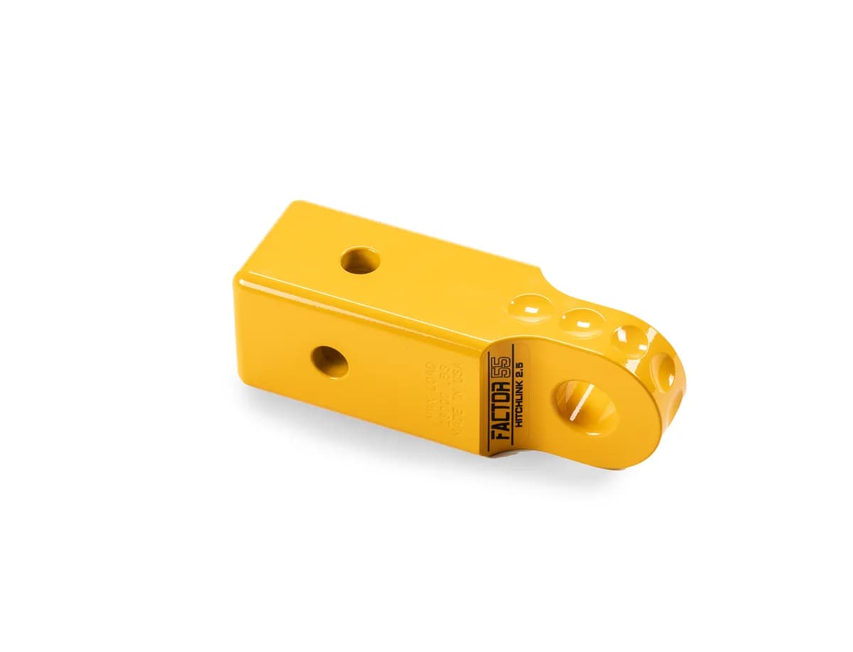 Hitchlink 2.5 Hitch Receiver Shackle Mounts (2.5in Receivers) Yellow