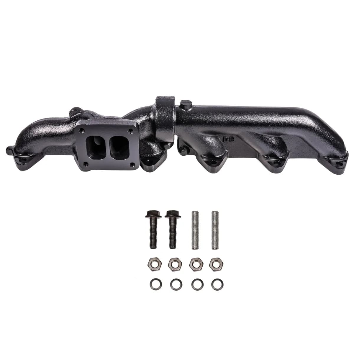 ATS Pulse Flow Exhaust Manifold Kit Fits 2003-2007 5.9L Cummins 2-Piece T3 T4 With Optional Premium Hardware And Gaskets