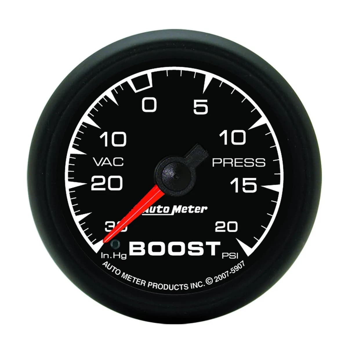 Gauge, Vac/Boost, 2 1/16", 30inHg-20psi, Mechanical, ES