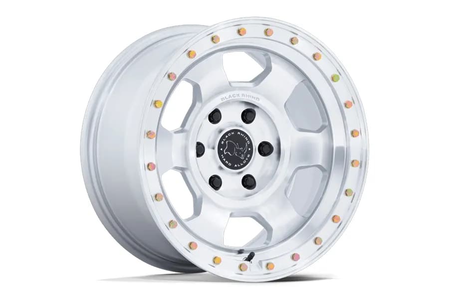 Black Rhino Trooper Wheel, 17x8.5 5x5 -10mm - Silver - JT/JL/JK