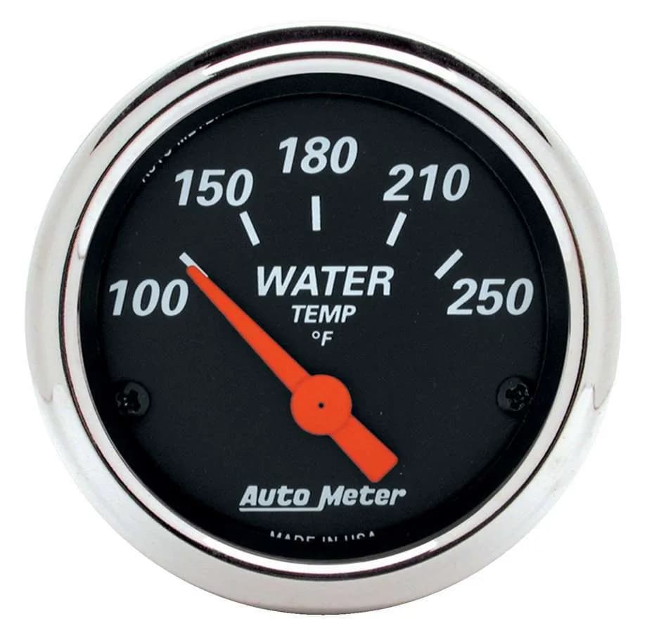 2-1/16in. Water Temperature; 100-250 f; Designer Black
