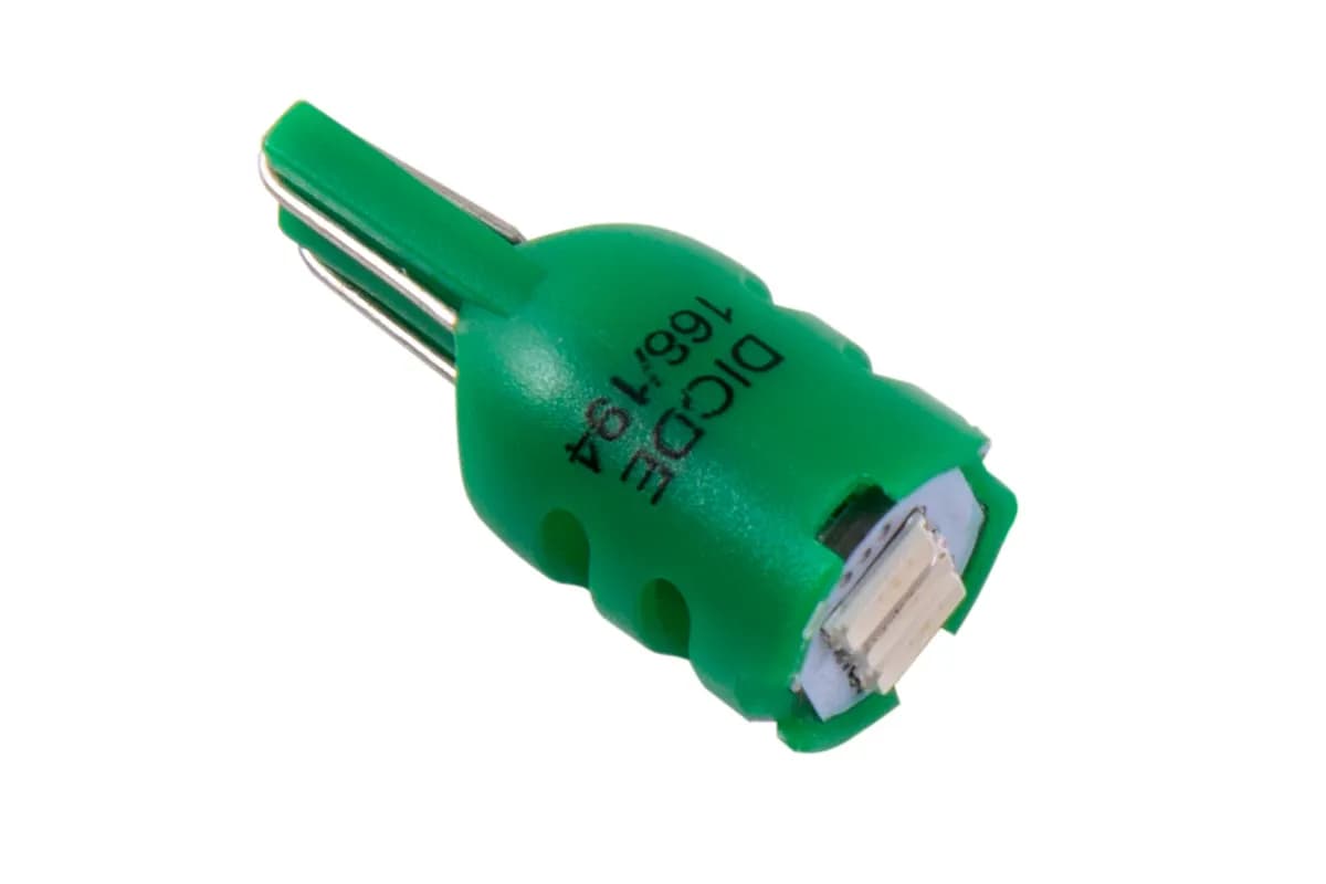 Diode Dynamics - 194 HP3 LED Green Short (single)