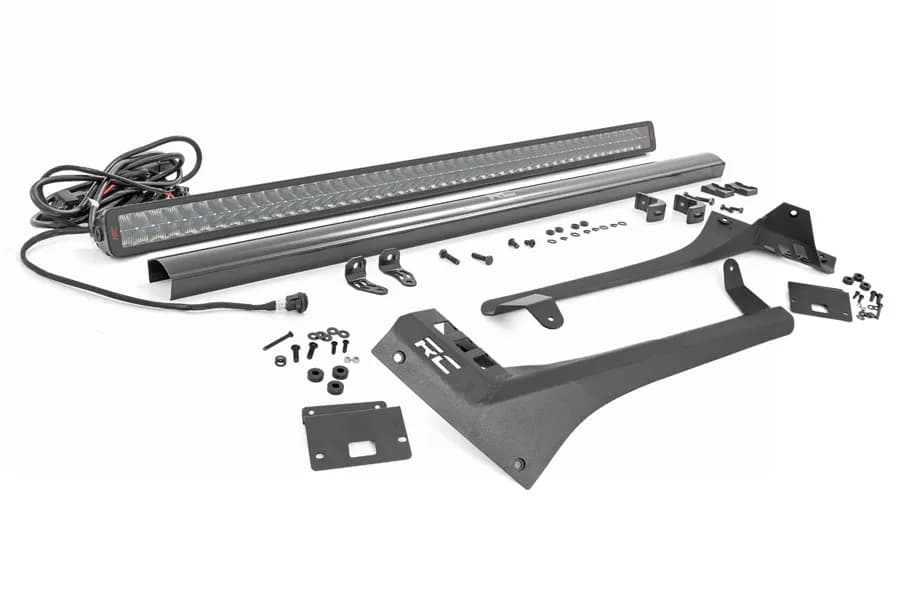Rough Country LED Windshield Light Kit, Spectrum Series - Dual Row - JL/JT