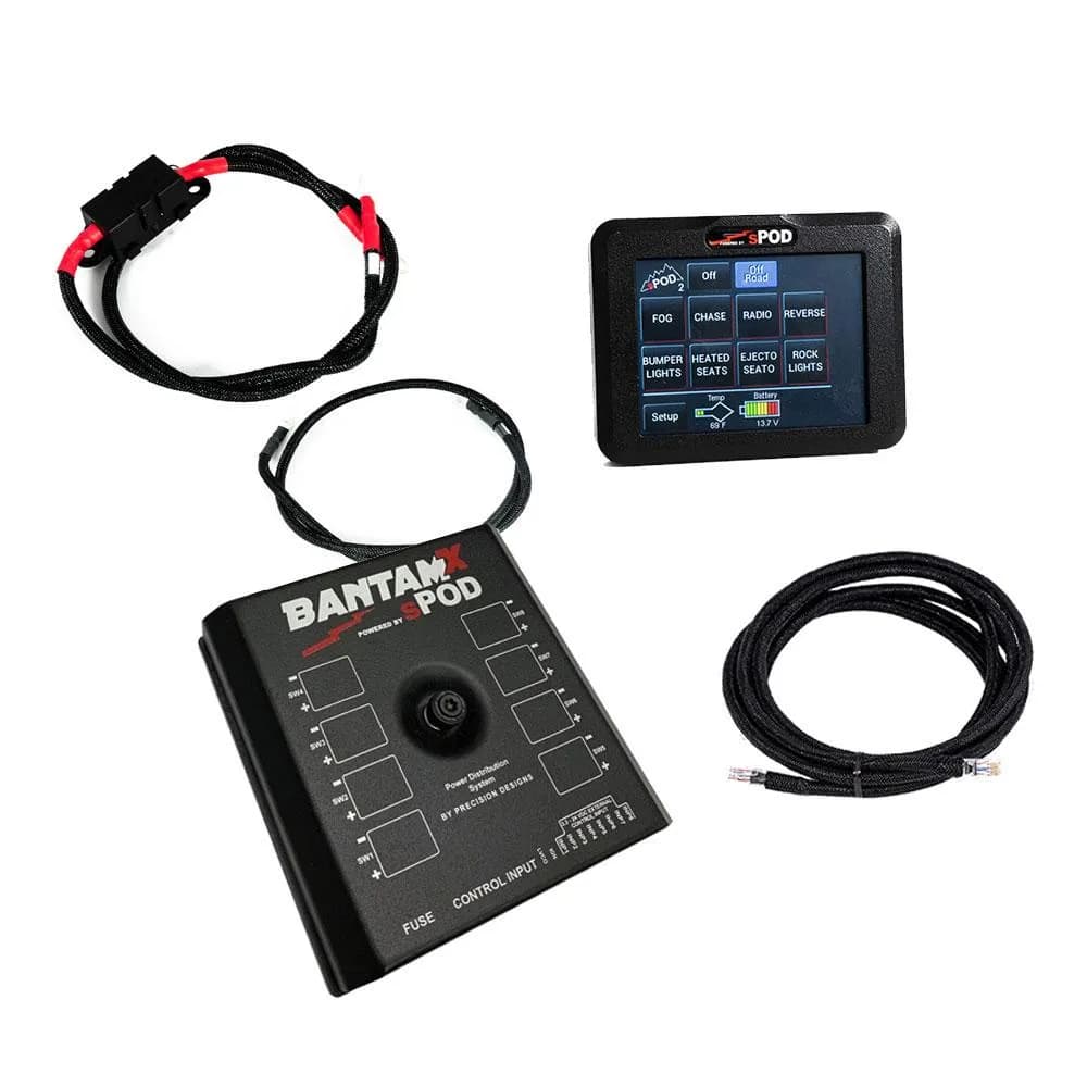 sPOD BantamX Touchscreen for Universal With 36in Battery Cables