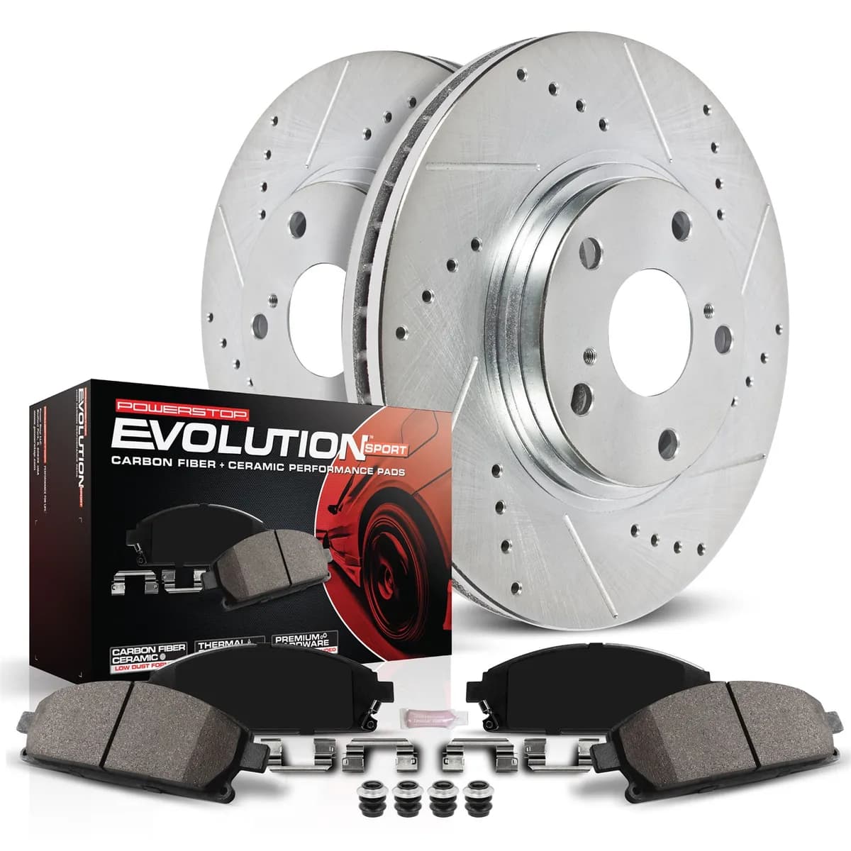Power Stop Z23 Evolution Brake Kit Mercedes-Benz Eqb 250 2023-24 Mercedes-Benz Eqb 300 2022-24 Mercedes-Benz Eqb 350 2022-24 Mercedes-Benz Gla250 2021-24 Mercedes-Benz Glb250 2020-24 K9295