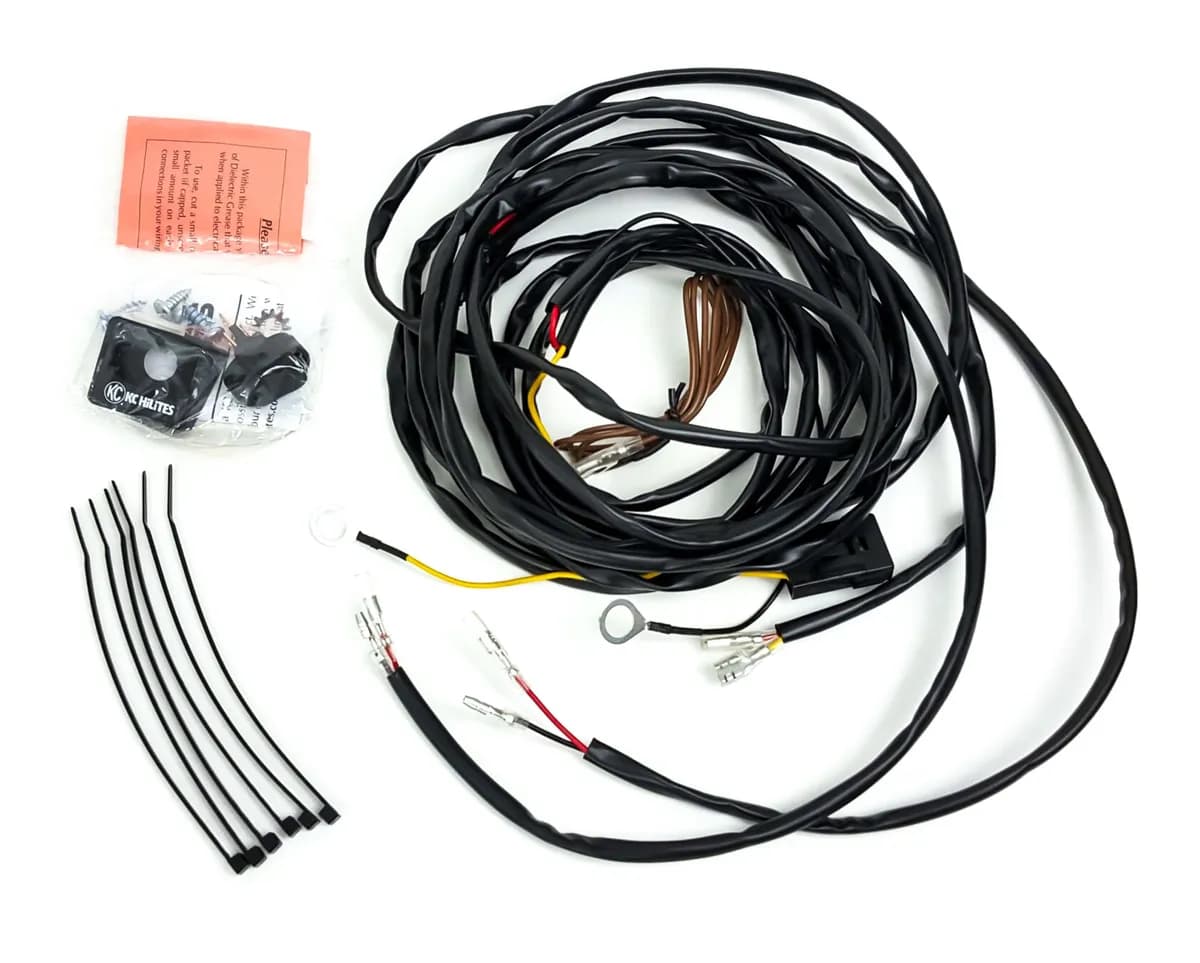 KC HiLiTES 63082 KC Wiring Harness Cyclone LED