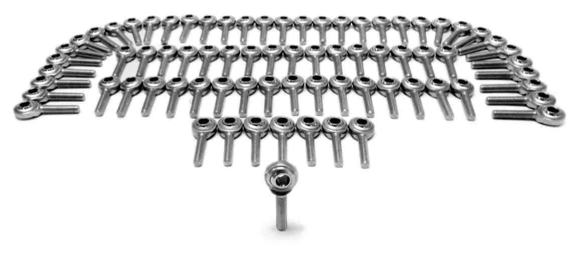 Steinjäger Metric Male Rod Ends Steel Housing, PTFE Race M10 x 1.50 RH 75 Pack