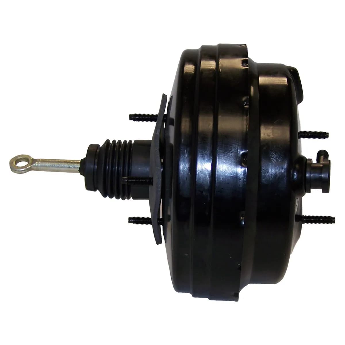 Power Brake Booster; Black; Metal; Plastic; Rubber;