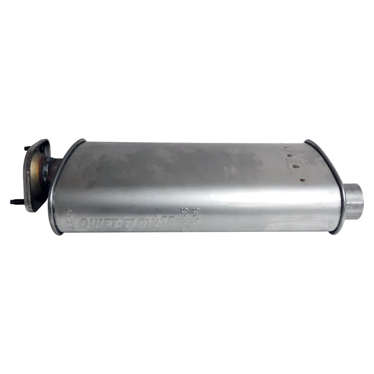 Crown Automotive Jeep Replacement E0021456 Muffler w/ Flange for 00-06 TJ Wrangler w/o Unlimited Pkg. w/ 4.0L or 2.4L Eng.