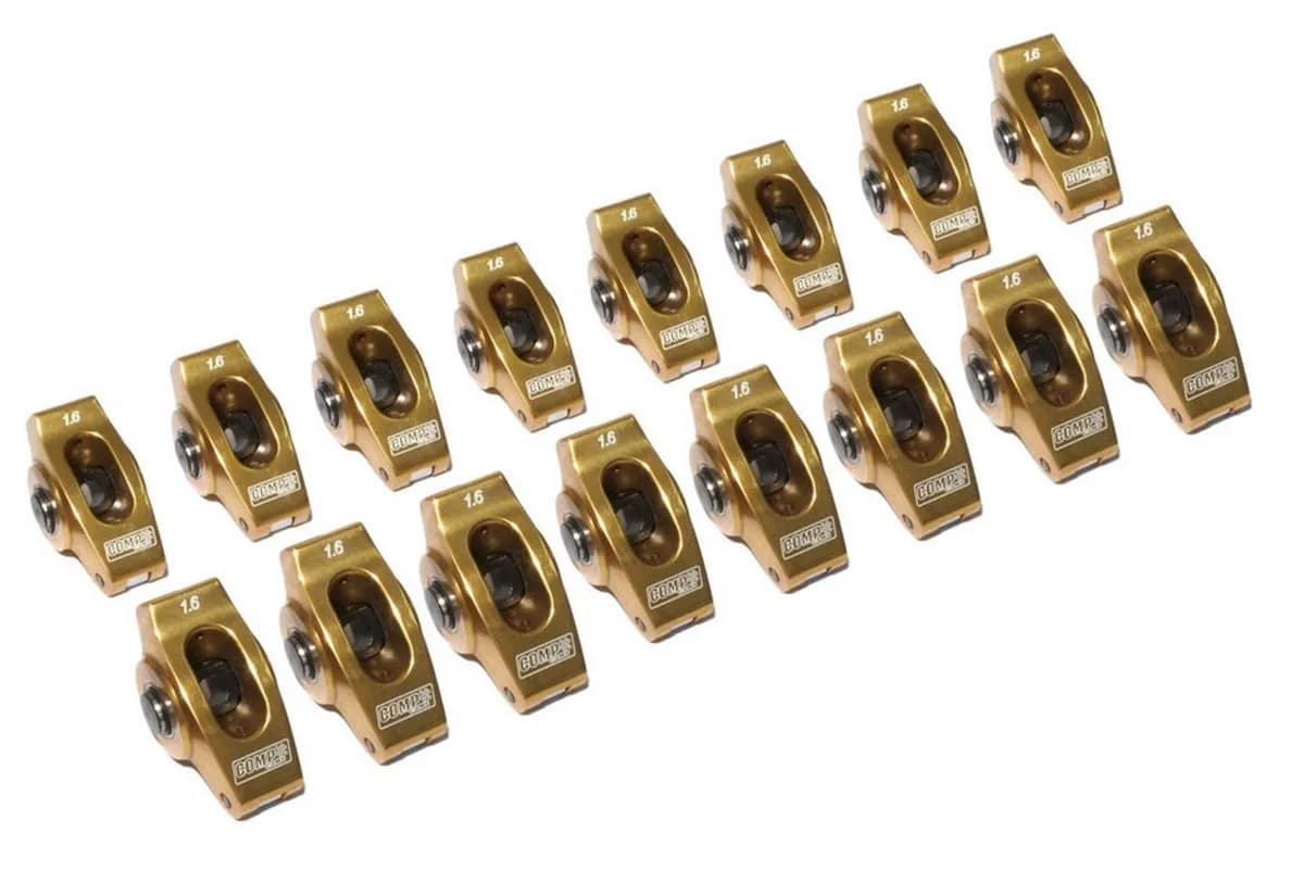 COMP Cams 19005-16 Ultra-Gold ARC Rocker Set w/ 1.6 Ratio for Chevrolet Small Block w/ 7/16 Stud
