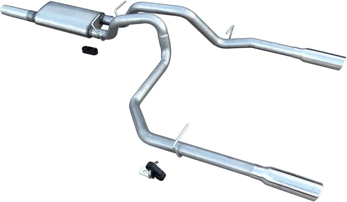 2010-2024 GM 1500 Series 5.3L and 4.8L Cat Back Exhaust System 409 Stainless Steel Violator Muffler Pypes Performance Exhaust