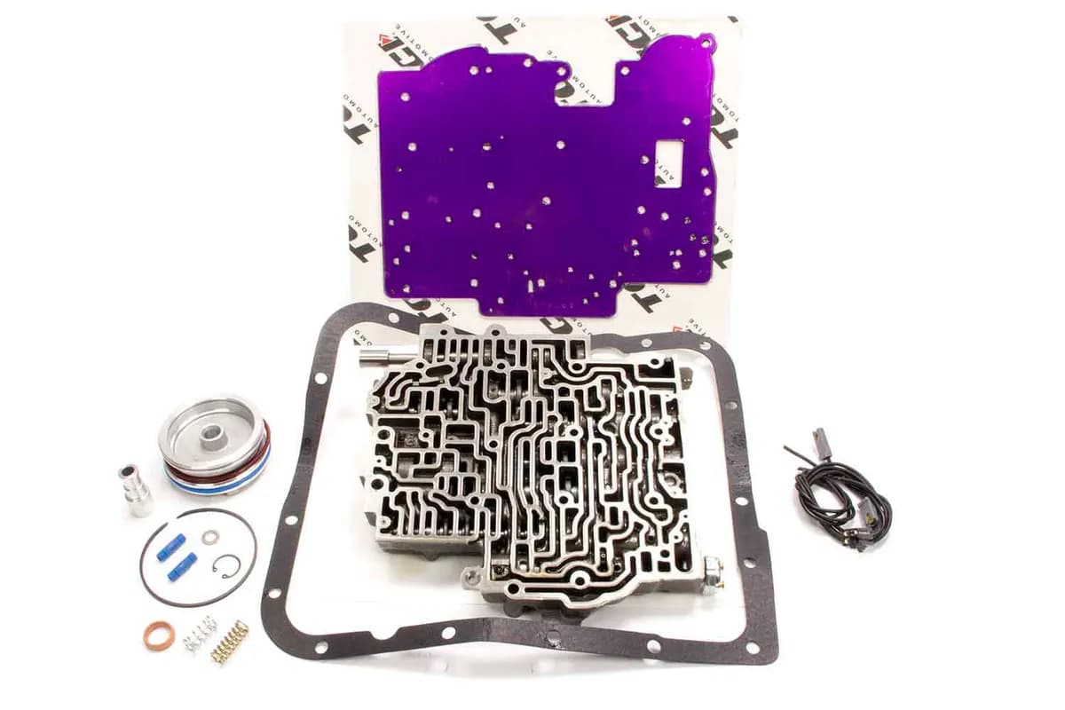 700R4 Reverse Shift Pattern Full Manual Valve Body w/ Lock-Up Capability.