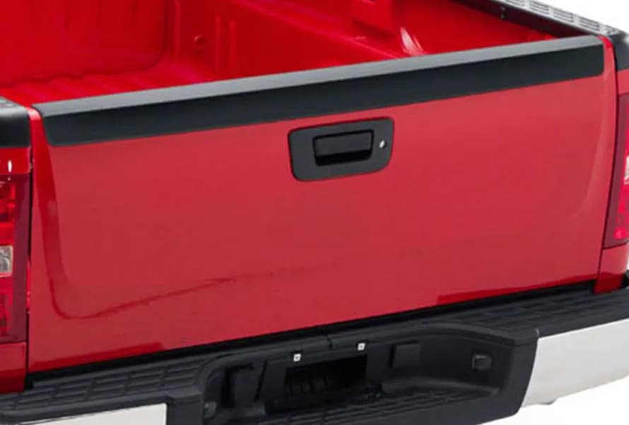 9403 Chevy S10 Tailgate Caps Smoothback Black