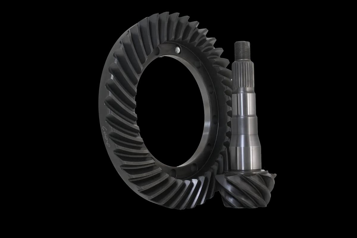 Toy 9.5in Landcruiser R and P 5.29 30Spl Pinion Need to grind 3+ teeth on gear for C-Clip Rear