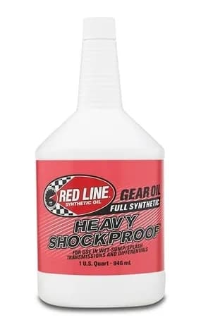 Gear Oil Synthetic Heavy Shockproof 1 Quart Red Line Oil