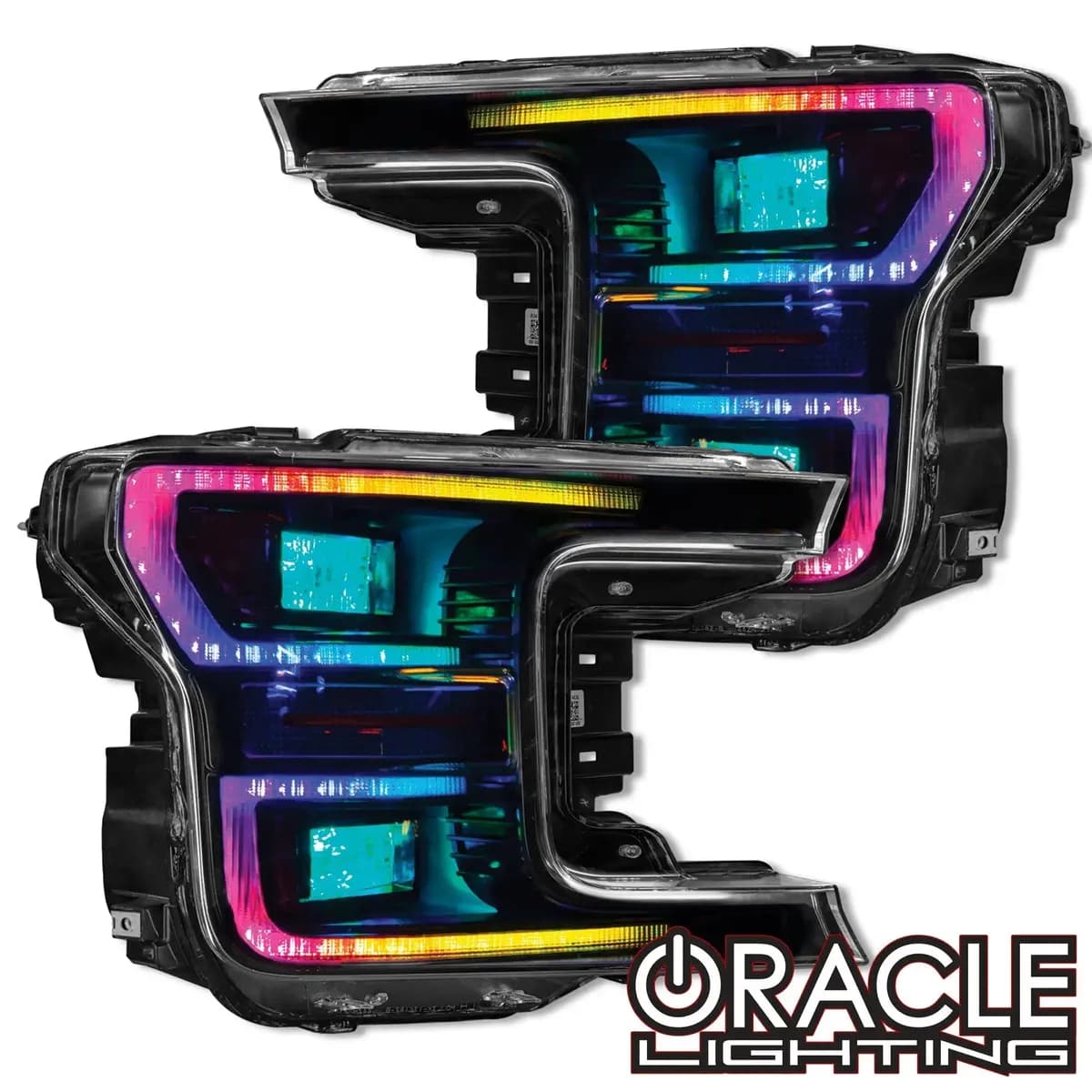 ORACLE Lighting 2018-2020 Ford F-150 Dynamic ColorSHIFT DRL Replacements + Dynamic Turn Signals