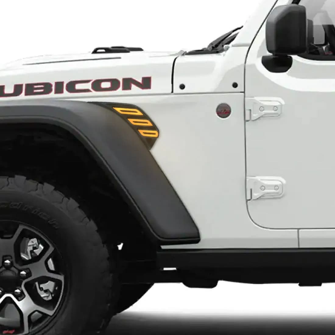 American Modified Amjpcc00801 Front Fender Side Marker Lights With Turn Signal