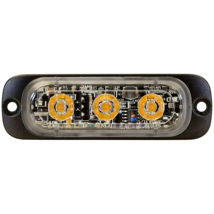 Thin 3.5 Inch Amber Strobe Light
