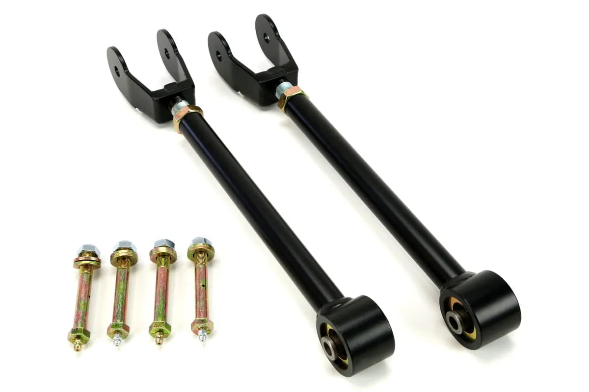 Johnny Joint Adjustable Control Arms 97-06 Wrangler TJ and LJ Unlimited/XJ/MJ Front Upper, Adjustable Greasable Pair RockJock 4x4