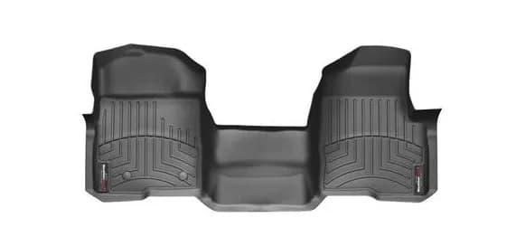 2011 + Ford F150 Black Front FloorLiner Over the hump Fits vehicles with two retention posts on the driver's side floor does not fit vehicles with flow through consoles or floor-mounted shifters