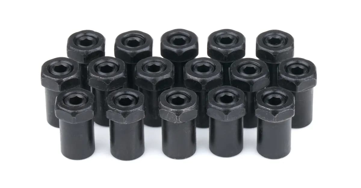Engine Rocker Arm Poly-Locks 3/8 Thread Fits Most Extruded Roller Rocker Arms Proform