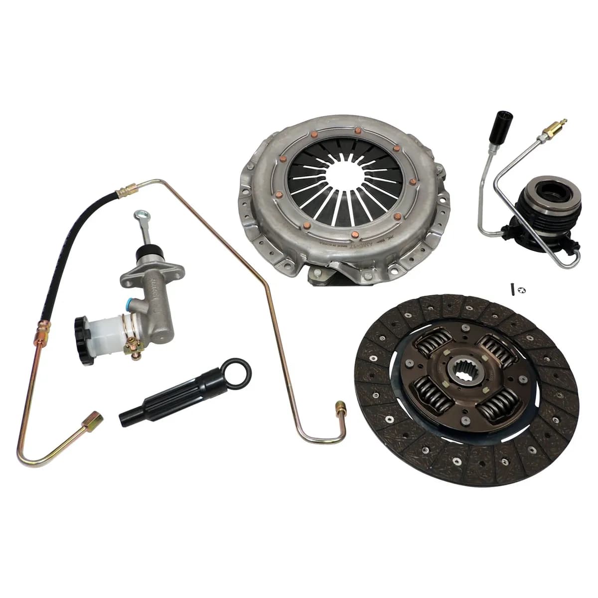Clutch Master Kit; Steel; Semi-Metallic; Rubber;