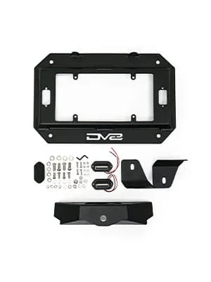 DV8 Offroad 2018-22 Jeep Wrangler JL Spare Tire Delete With Light Mounts