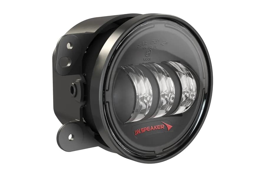 18c Wrangler Rubicon 6145 Model 12v Sae/Ece LED Fog Light W/Black Inner Bezel Single LH Light